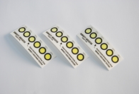 Six Dots Yellow To Green Humidity Indicating Cards For PCB Printed Circuit Board
